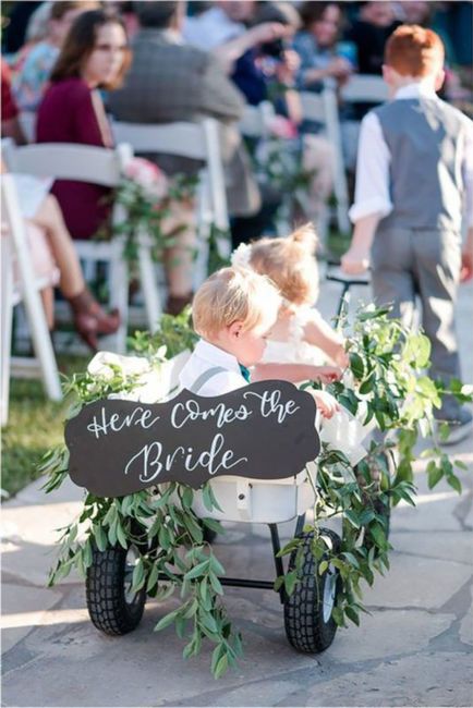 Ideas originales para pajes en la ceremonia ✨️💐💒 14