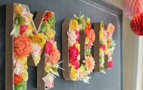Decoracion con letras - 2