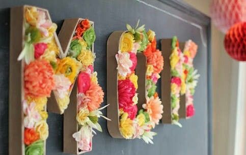 Decoracion con letras - 2