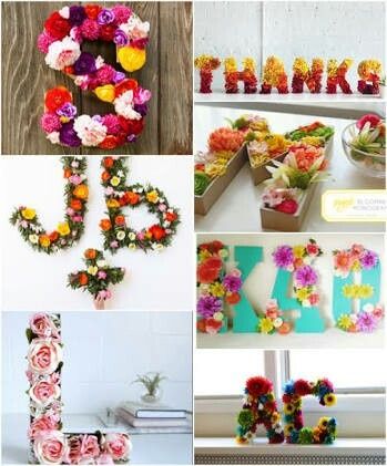 Decoracion con letras - 3