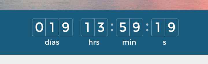 ¿Cuánto falta para que se casen? - 1