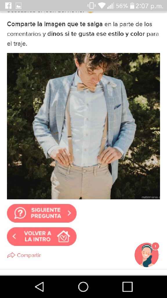 Haz screenshot y descubre el look de novio - 1