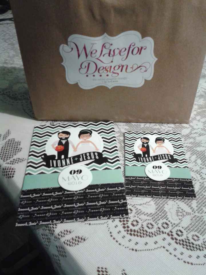 Invitaciones en mis manos - 1