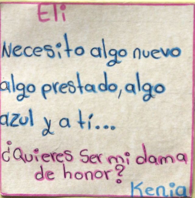 Detalles para mis damas.