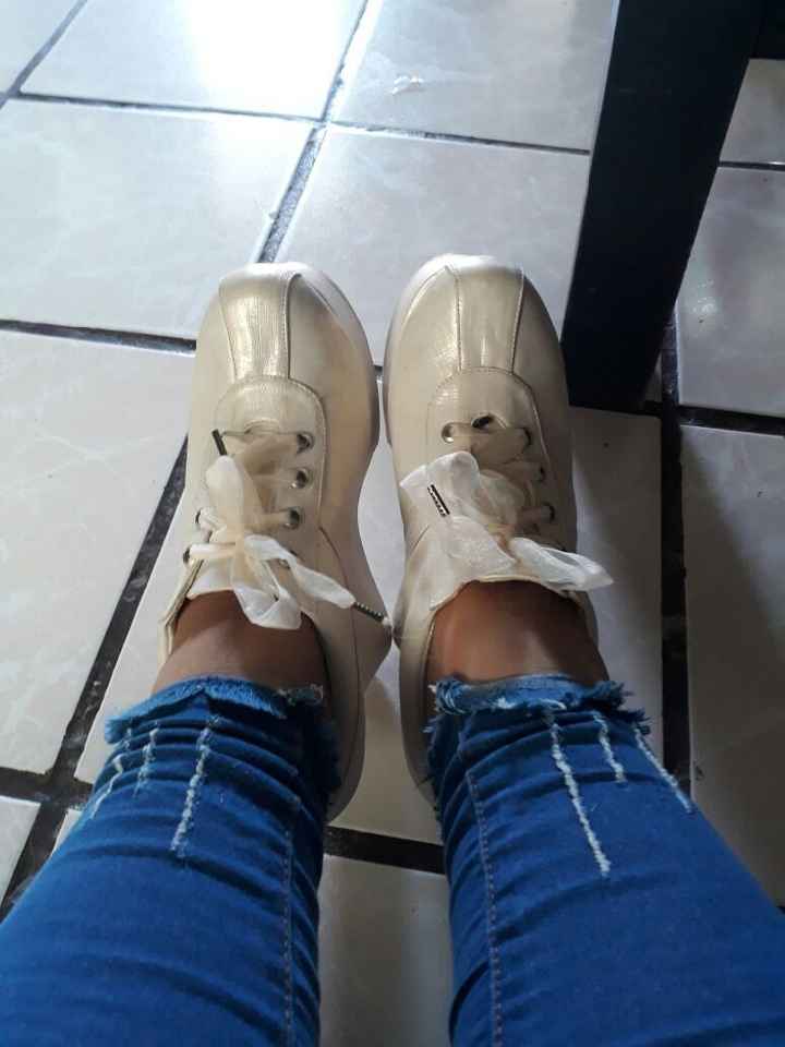 Caí en las redes de los tenis de novia 🙈🙊 - 1