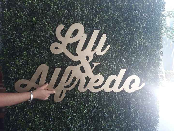 Letrero Gigante para mesa de novios/decoracion - 1