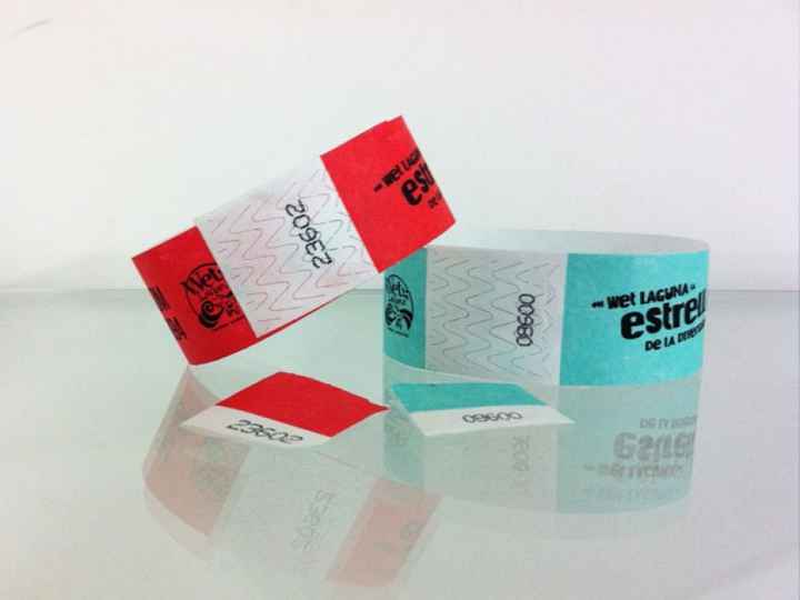 Pulsera de Tyvek