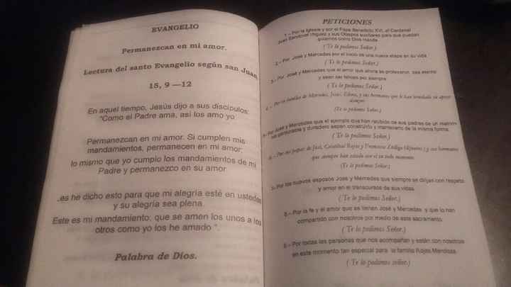 Tienen un programa para la ceremonia religiosa??? - 3