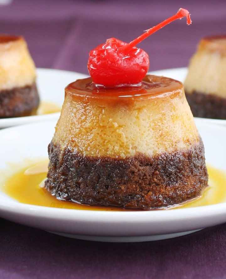 Choco flan bebé