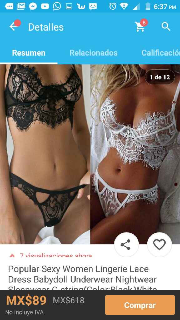 Lencería para la noche de  bodas - 2