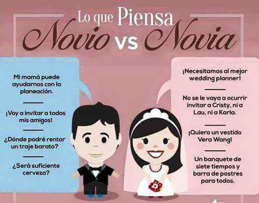 Lo que piensan: novio vs novia - 1