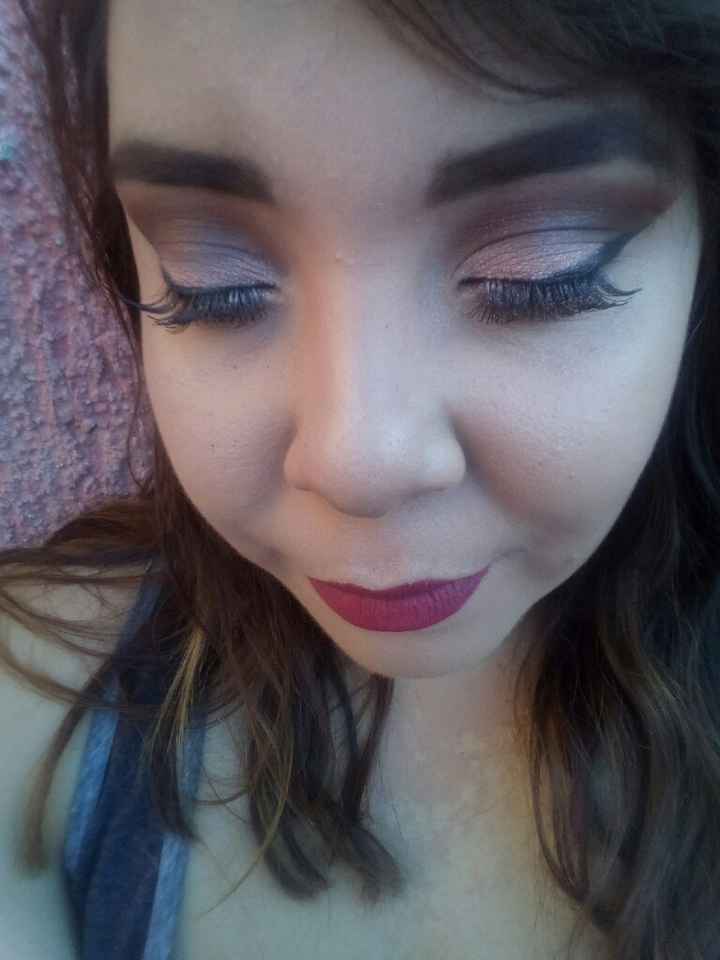 Pruebita casera de maquillaje🙊😂 - 1