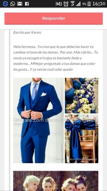 Novias del club azul  y dorado - 3