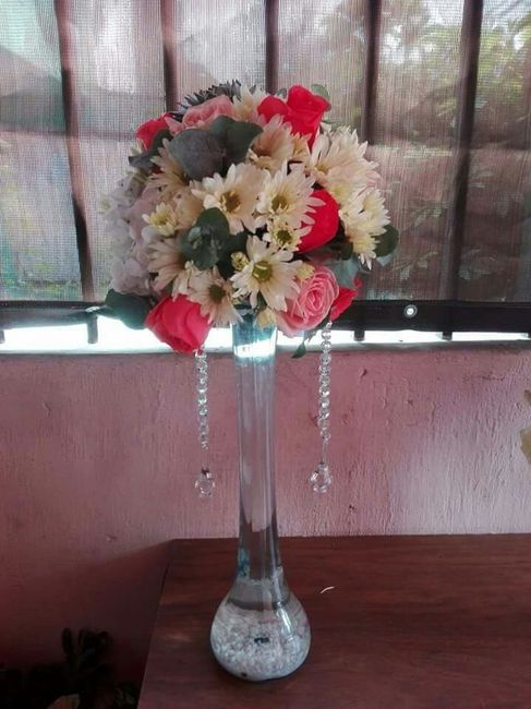 Centros de mesa altos (flores naturales) - 2