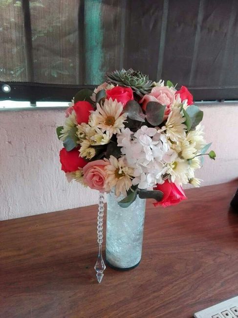 Centros de mesa altos (flores naturales) - 4