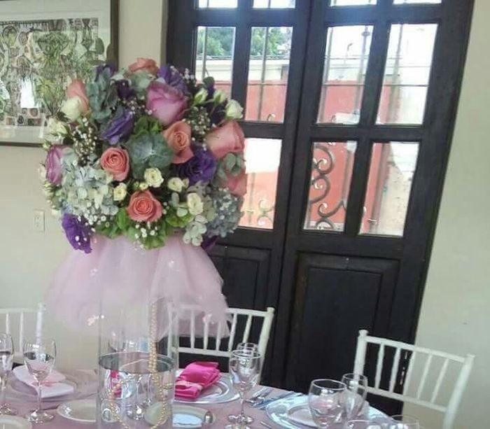 Centros de mesa altos (flores naturales) - 6