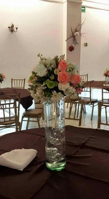 Centros de mesa altos (flores naturales) - 7