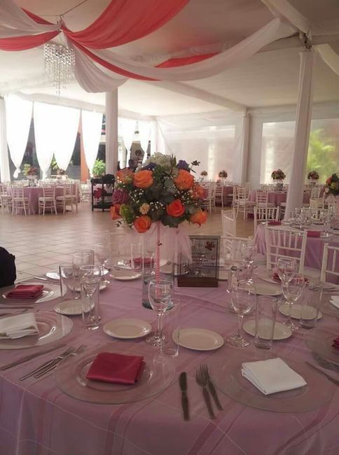 Centros de mesa altos (flores naturales) - 8