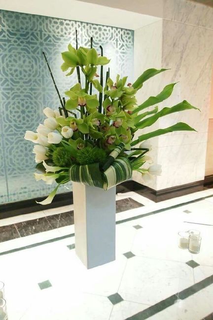 Centros de mesa altos (flores naturales) - 10