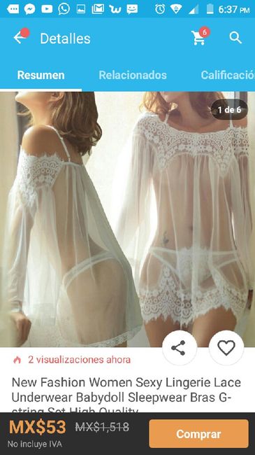 Lencería para la noche de  bodas - 3