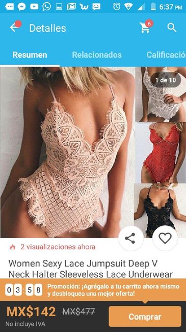 Lencería para la noche de  bodas - 4