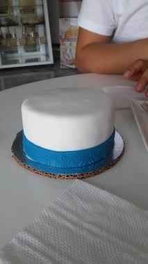blue cake