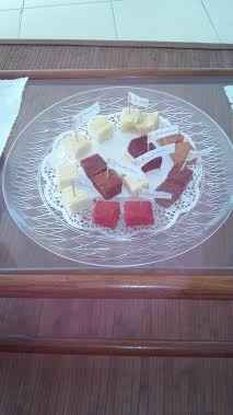 Prueba del pastel arte en pastel