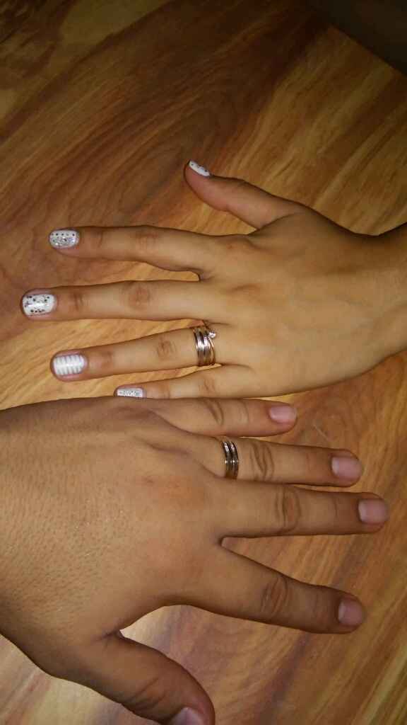 Qué grabado tendrán sus argollas? - 1