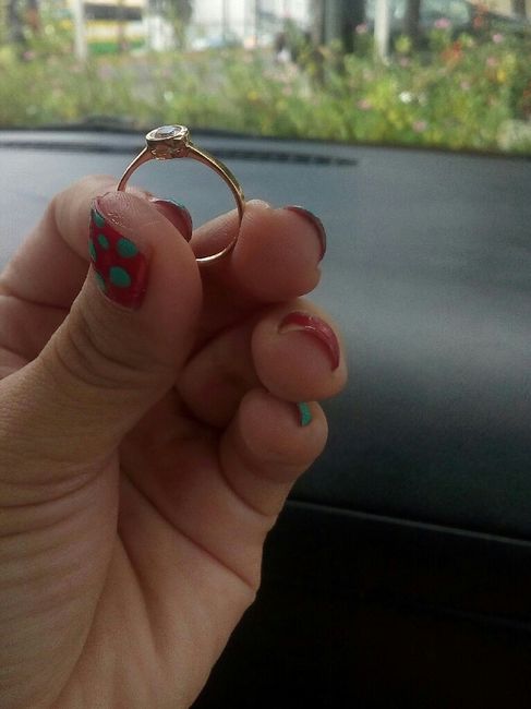 Mi anillo de compromiso !!!! jamas lo hubiera soñado - 3