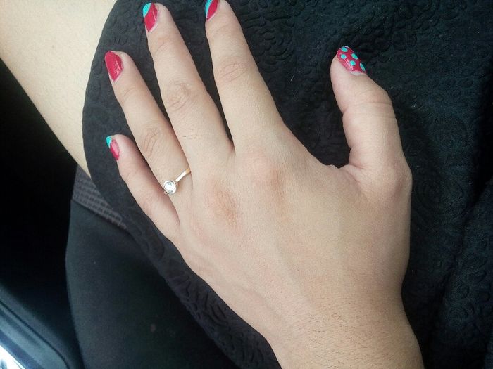 Mi anillo de compromiso !!!! jamas lo hubiera soñado - 1