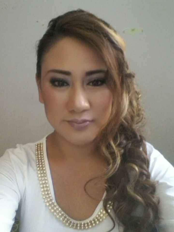 Prueba de maquillaje y peinado - 1