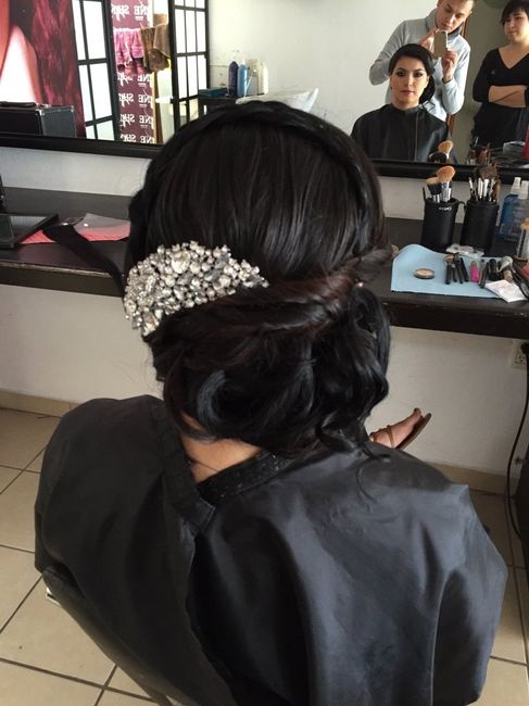 Mi prueba de peinado y maquillaje!! - 4