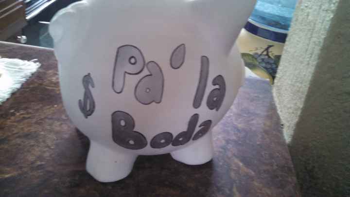 Nuestra alcancía para la boda - 7