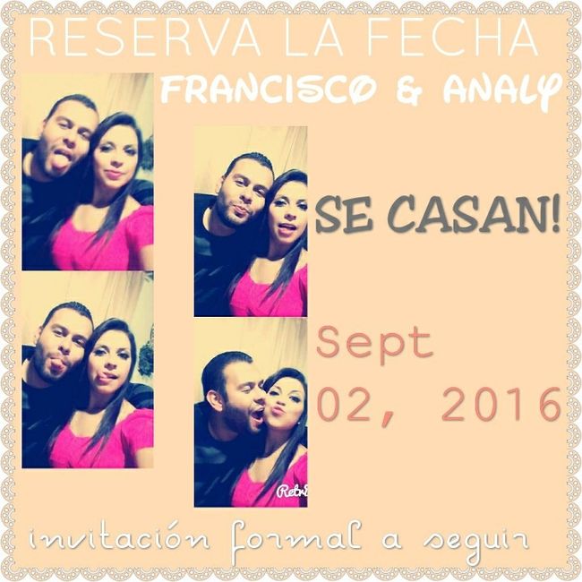 Save the date: diy - 2