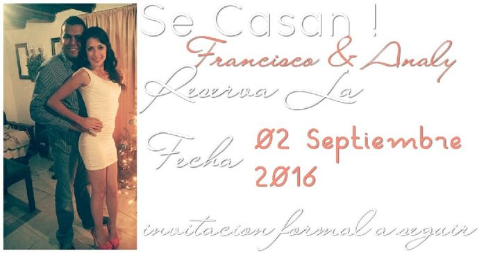 Save the date: diy - 5