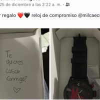 Boda civil y  reloj  de compromiso - 1