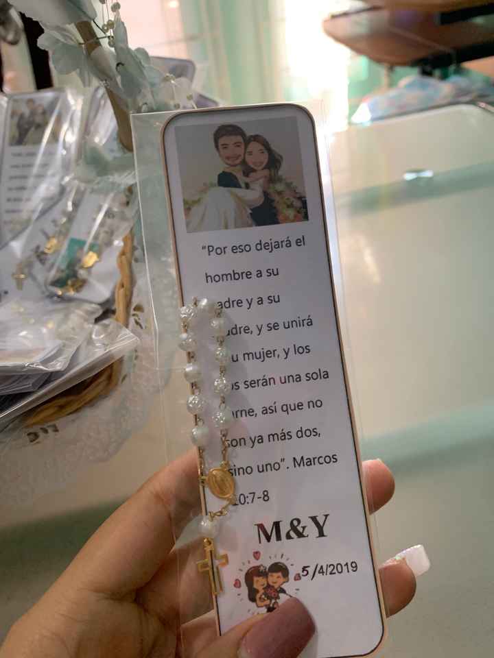 Recuerdos para la boda religiosa - 1
