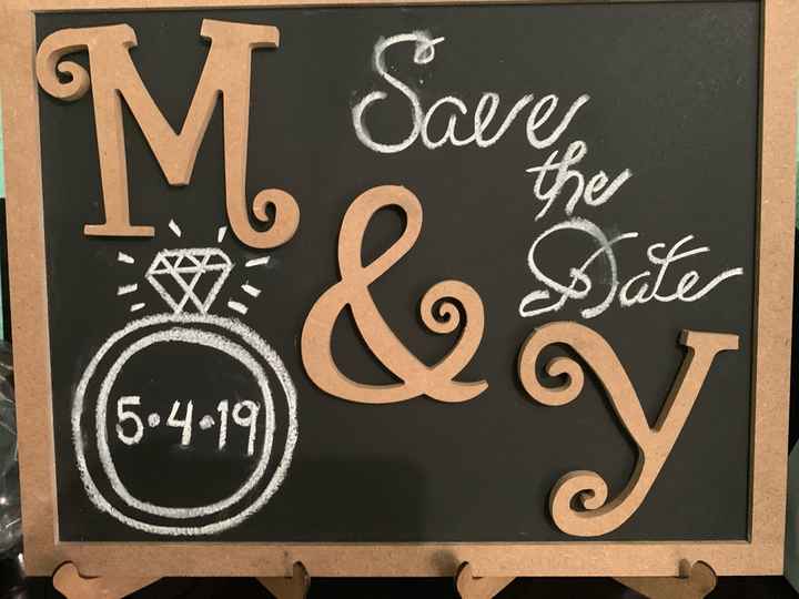 Mi letrero del Sve the Date - 1