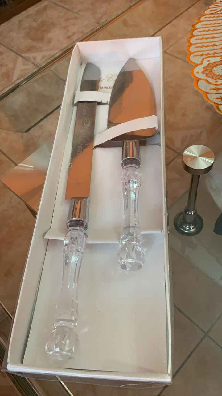 Set para cortar y servir pastel de Bodas 👰🏻💕💍😍🤵🏻 - 2