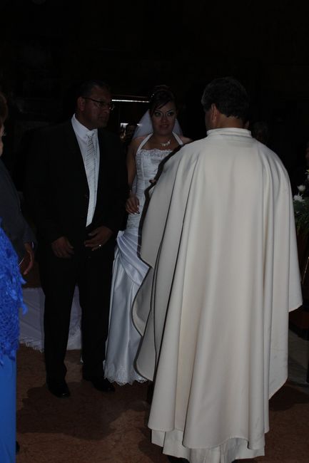 la bendición del padre al entrar