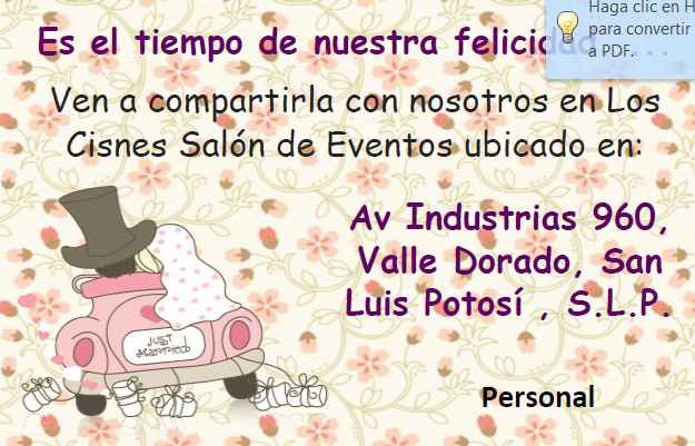 PASES BODA CIVIL