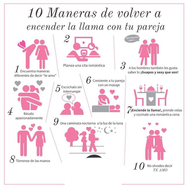 10 maneras de volver a encender la llama en pareja - 1
