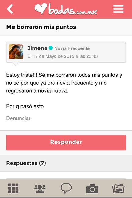 Me borraron mis puntos - 1