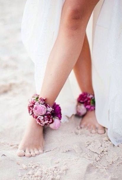 "calzado" para novias : bodas en la playa - 5