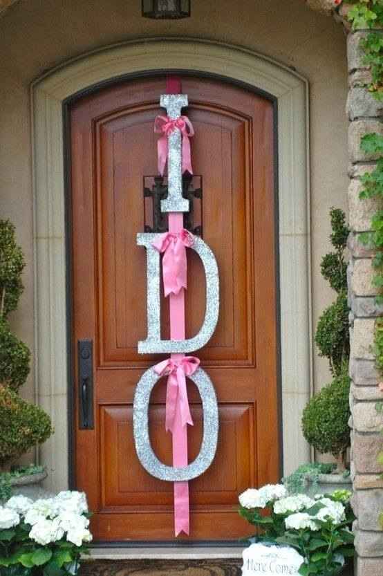 Decora la puerta de tu casa el día de tu boda - 4