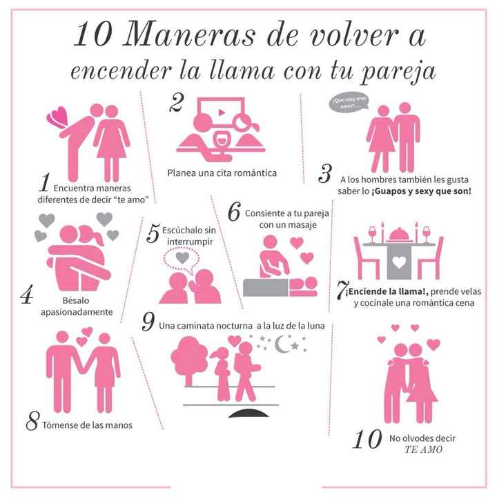 10 maneras de volver a encender la llama en pareja - 1
