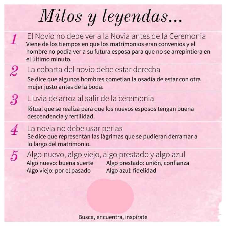 Bodas: mitos y leyendas - 1