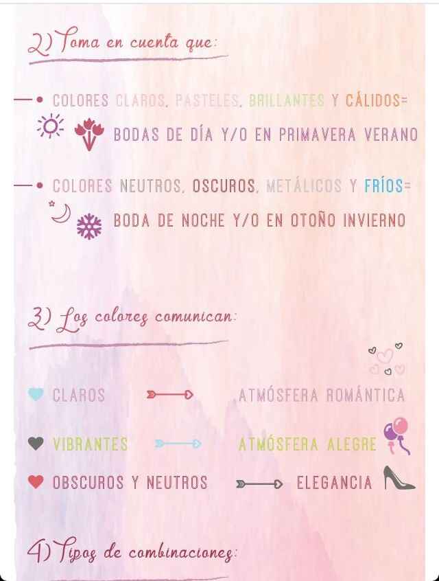 Pasos para elegir los colores detu boda !!! - 2