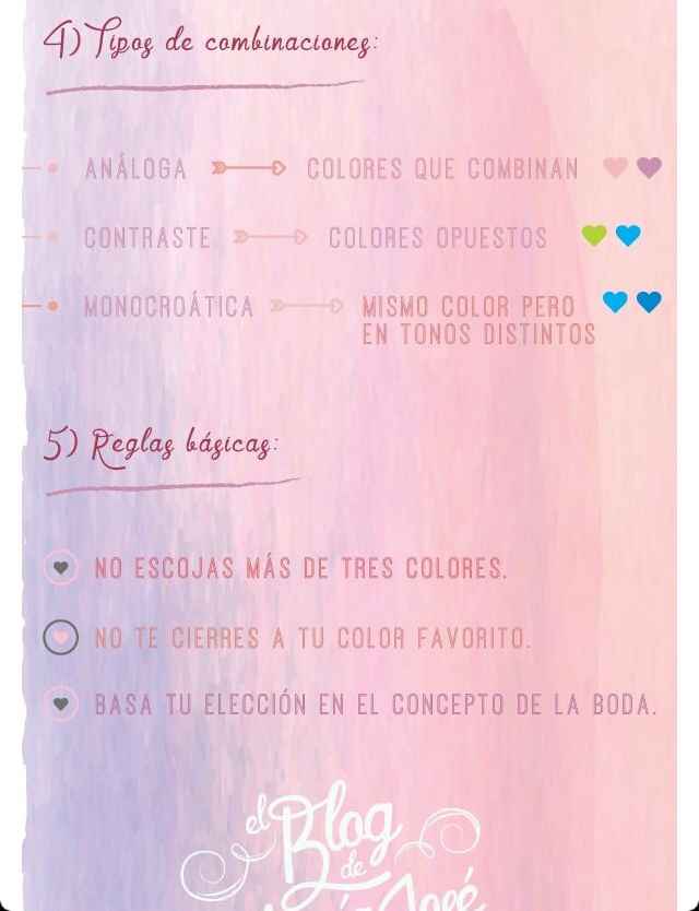 Pasos para elegir los colores detu boda !!! - 3