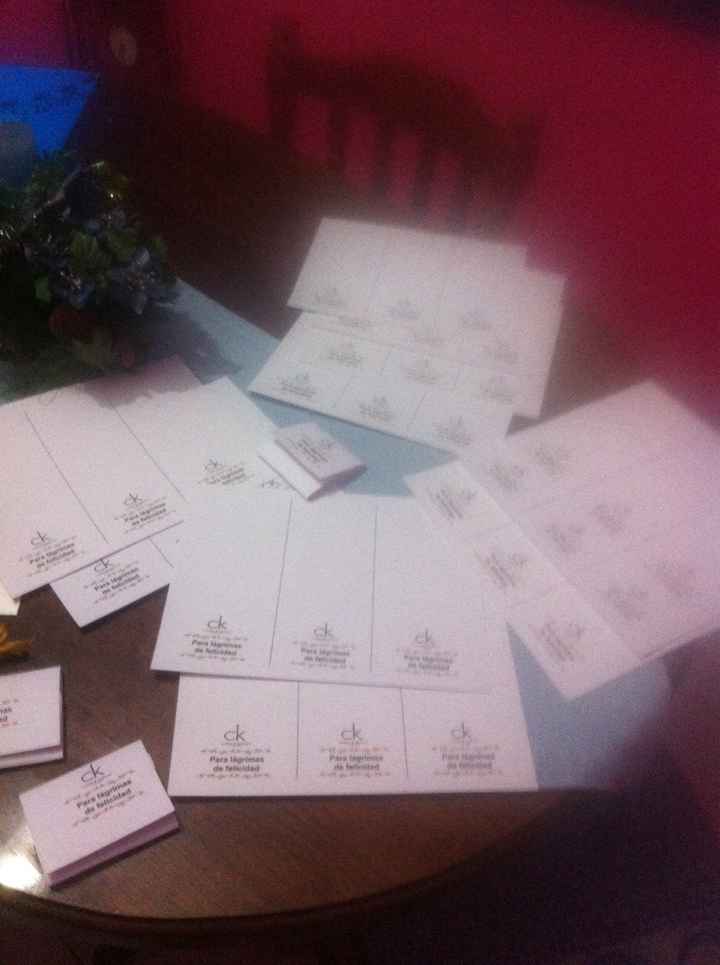 Mis sobres para lágrimas de felicidad - 1